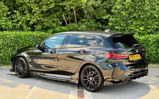 BMW 1 Series Hatchback FD70YKO Black #3