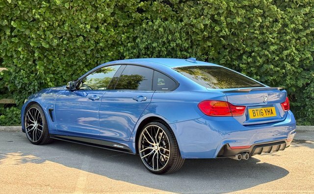 BMW 4 Series Gran Coupe Hatchback Blue #3