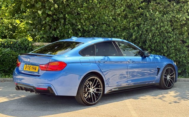 BMW 4 Series Gran Coupe Hatchback Blue #4
