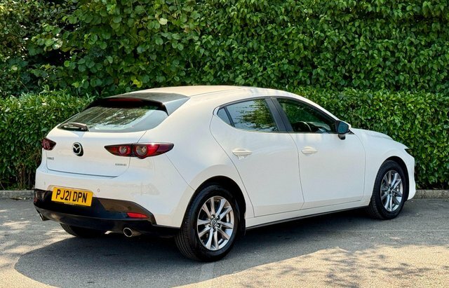 Mazda 3 Hatchback White #4