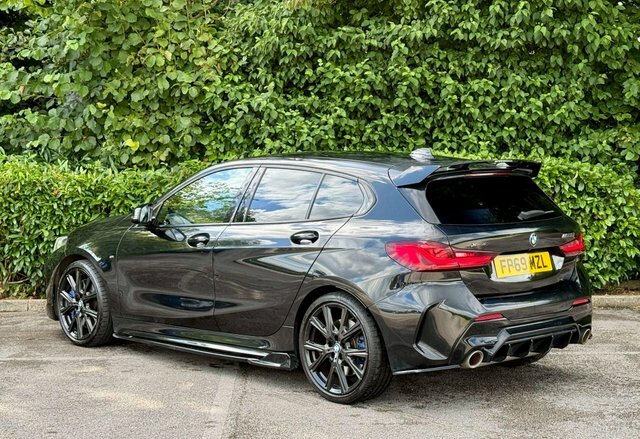 BMW 1 Series M135i Xdrive Black #3