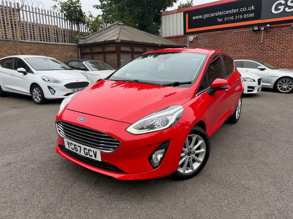 Ford Fiesta 1.0T Ecoboost Titanium Euro 6 S S Red