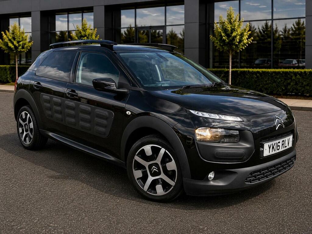 Citroen C4 Cactus Hatchback 1.2 Puretech Flair Euro 6 Ss 201 Black #3