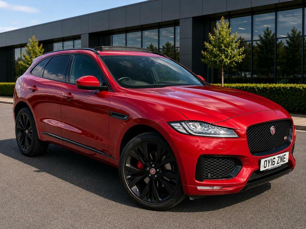 Jaguar F-Pace 3.0 D300 V6 S Awd Euro 6 Ss Red #3