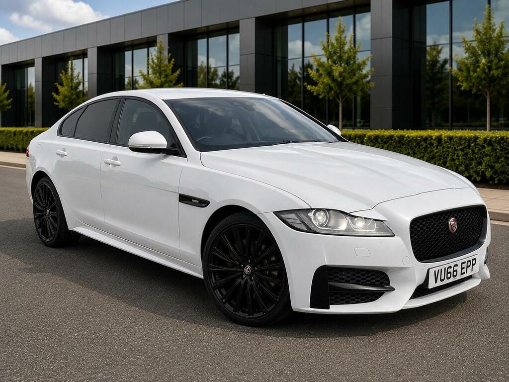 Jaguar XF 2.0D R-sport Euro 6 Ss White #3