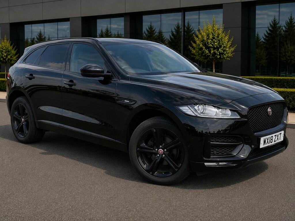 Jaguar F-Pace 2.0 D240 R-sport Awd Euro 6 Ss Black #3