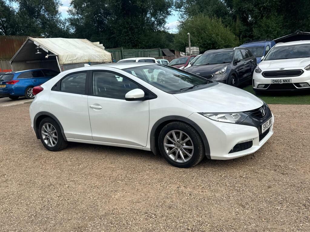 Honda Civic 1.8 I-vtec Es Euro 5 S S White #5