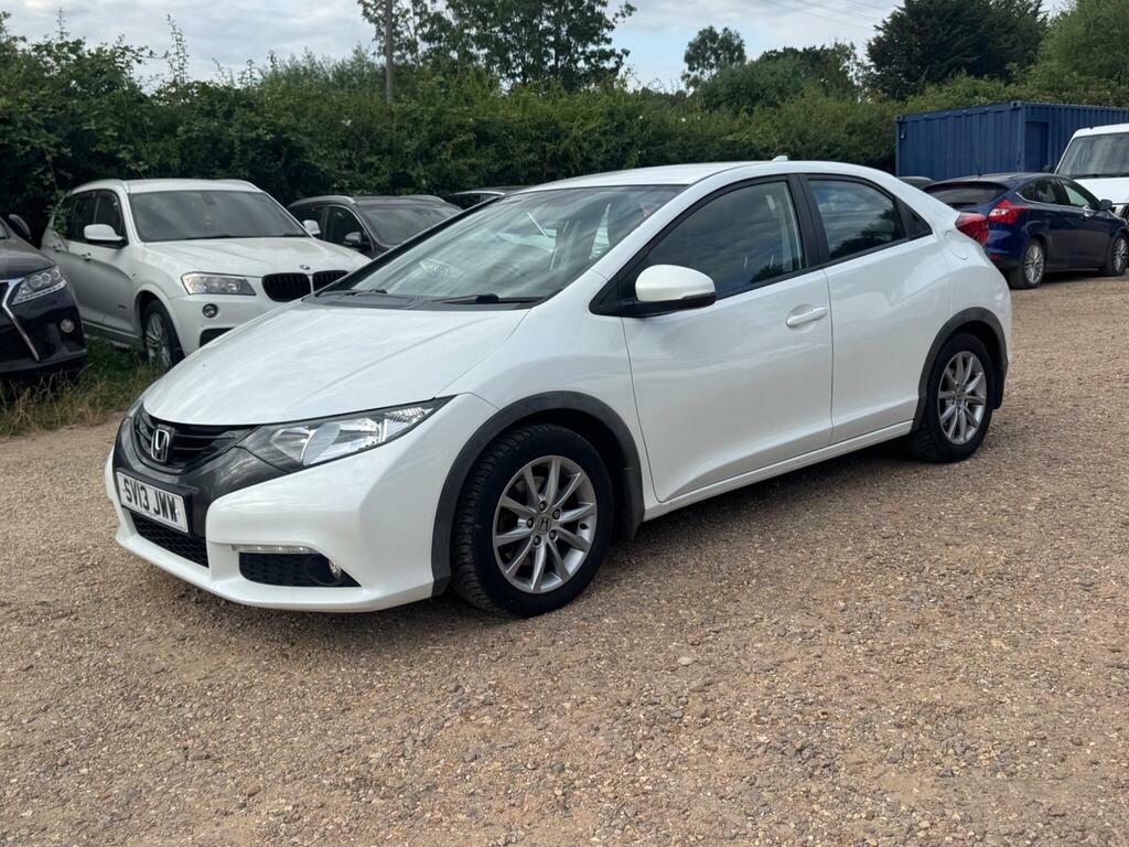 Honda Civic 1.8 I-vtec Es Euro 5 S S White #6