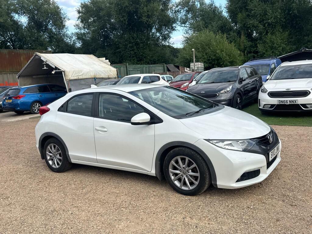 Honda Civic 1.8 I-vtec Es Euro 5 S S White #4