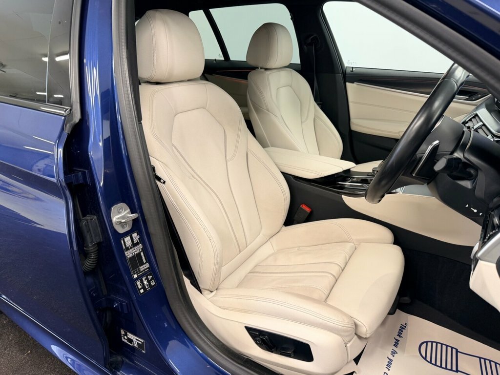 BMW 5 Series Estate KK23TZP Blue #3