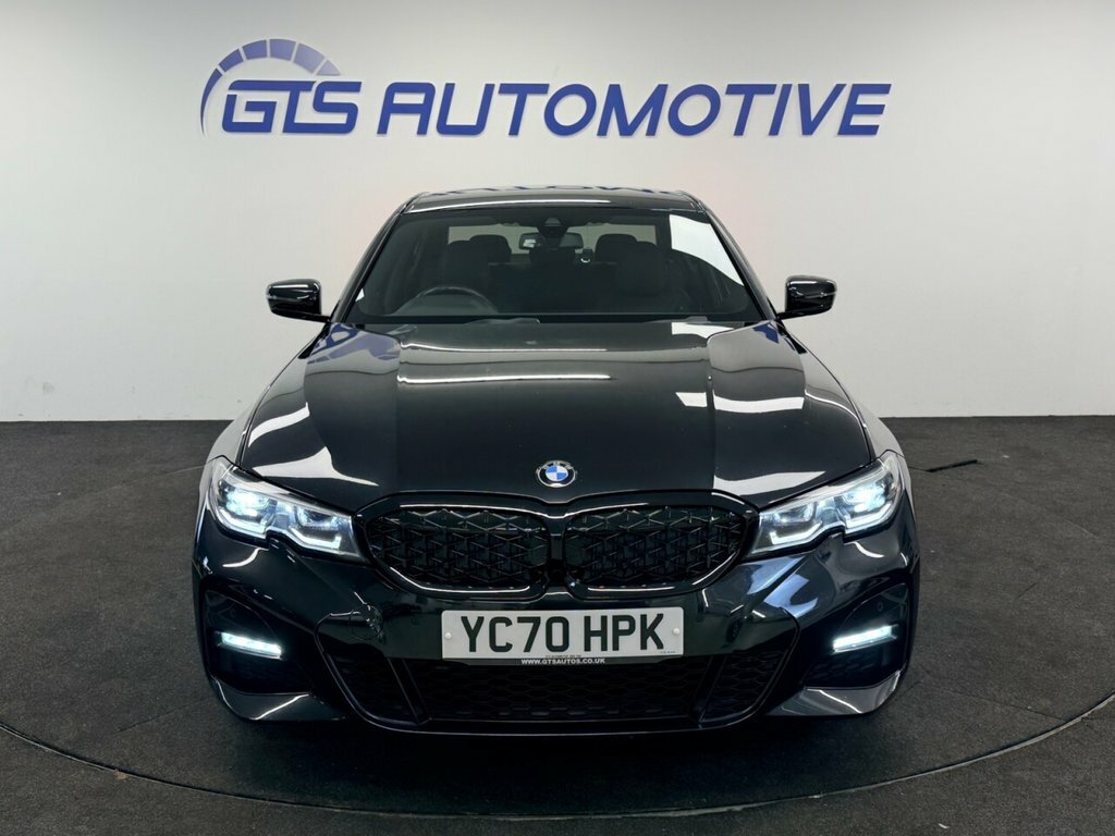 BMW 3 Series 318D M Sport YC70HPK Black #6