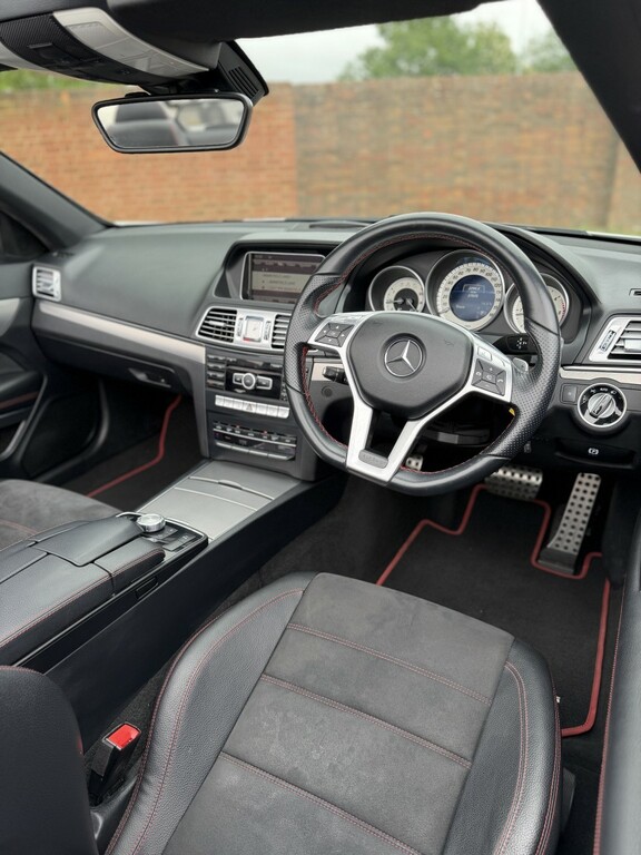 Mercedes-Benz E Class 3.0 E350d V6 Bluetec Amg Sport White #4