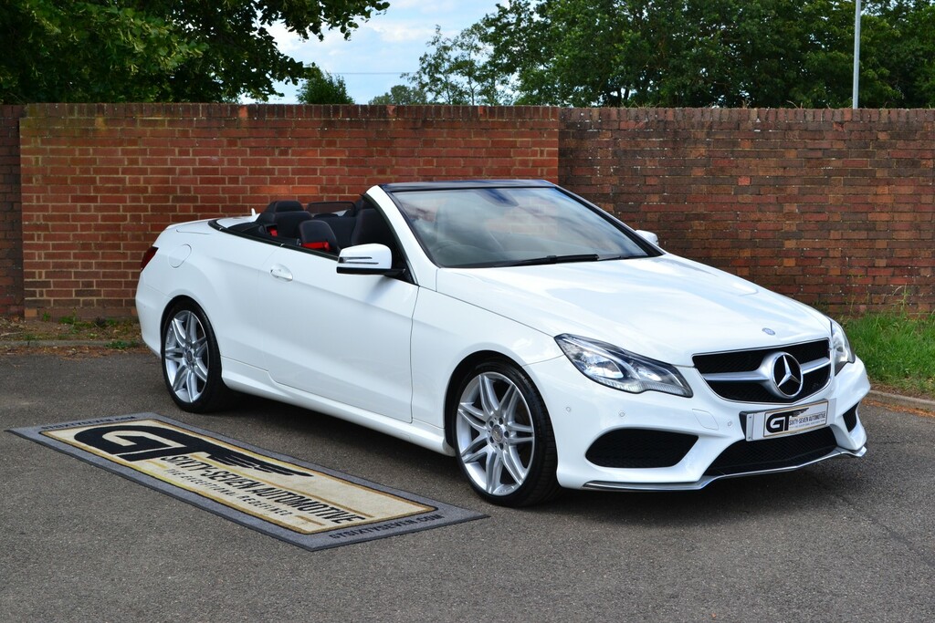 Mercedes-Benz E Class 3.0 E350d V6 Bluetec Amg Sport White #5