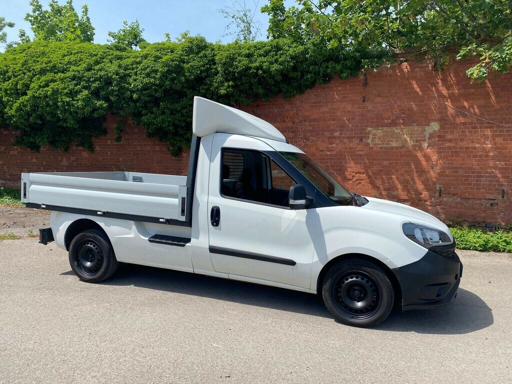 Fiat Doblo Dropside 1.6 Multijetii Work Up L2 Euro 6 Ss SA21PFE White #2
