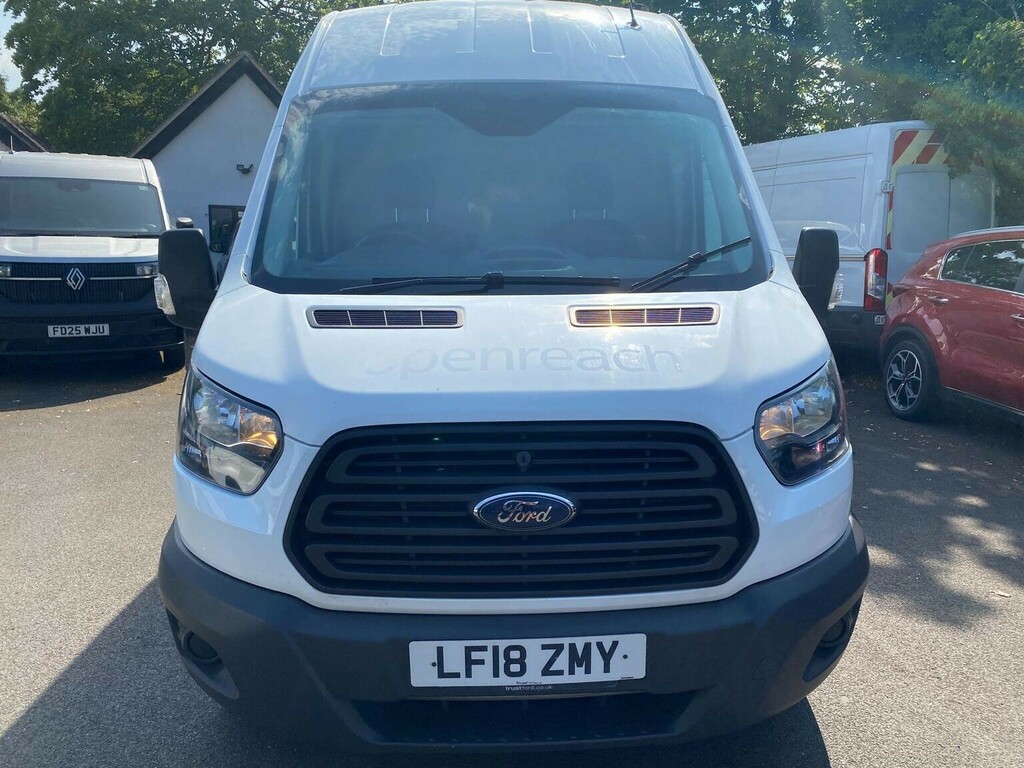 Ford Transit Custom Panel Van 2.0 350 Ecoblue Fwd L2 H3 Euro 6 20 LF18ZMY White #2