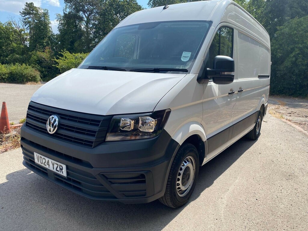 Volkswagen Crafter Panel Van 2.0 Tdi Cr35 Startline Fwd Mwb High Roof VO24YZR White #2