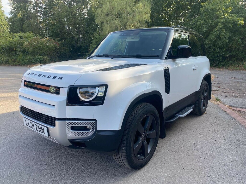 Land Rover Defender 90 2.0 P300 S 4Wd Euro 6 Ss White #4