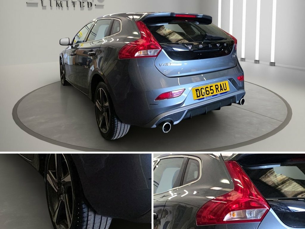 Volvo V40 2.0L D3 R-design Nav 148 Bhp Silver #13