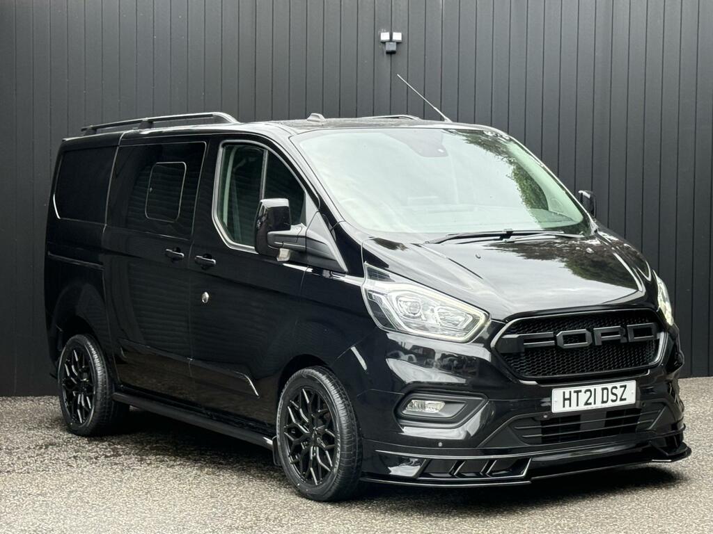 Ford Transit Custom 2.0 130Ps G-sport Ecoblue Limited Crew Van Double HT21DSZ Black #4