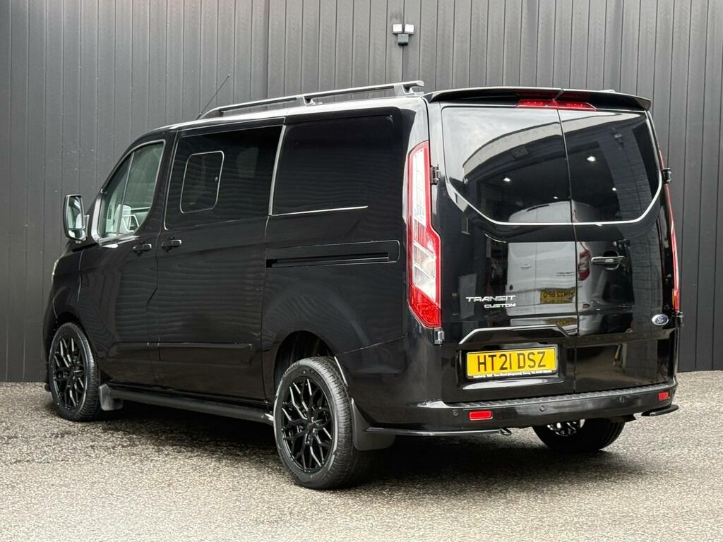 Ford Transit Custom 2.0 130Ps G-sport Ecoblue Limited Crew Van Double HT21DSZ Black #3