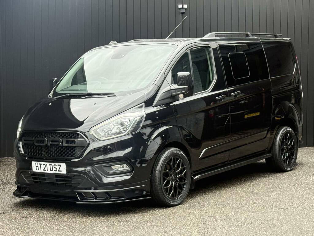 Ford Transit Custom 2.0 130Ps G-sport Ecoblue Limited Crew Van Double HT21DSZ Black #6