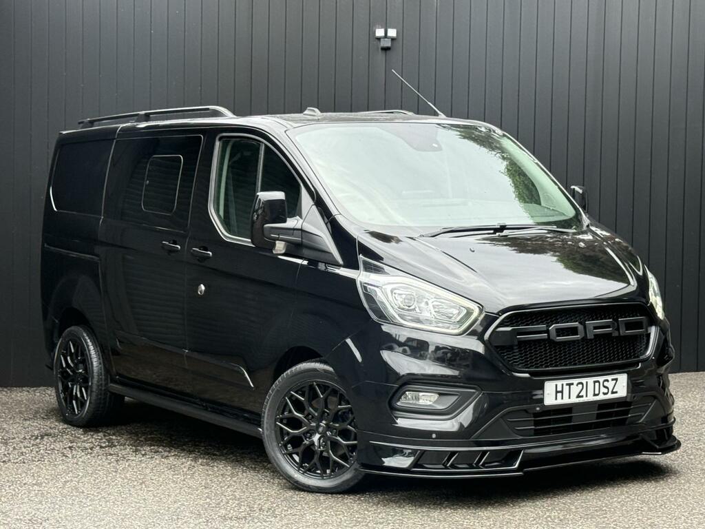 Ford Transit Custom 2.0 130Ps G-sport Ecoblue Limited Crew Van Double HT21DSZ Black