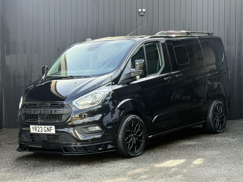 Ford Transit Custom 2.0 130Ps G-sport Ecoblue Limited Crew Van Double YR23GNF Black #6