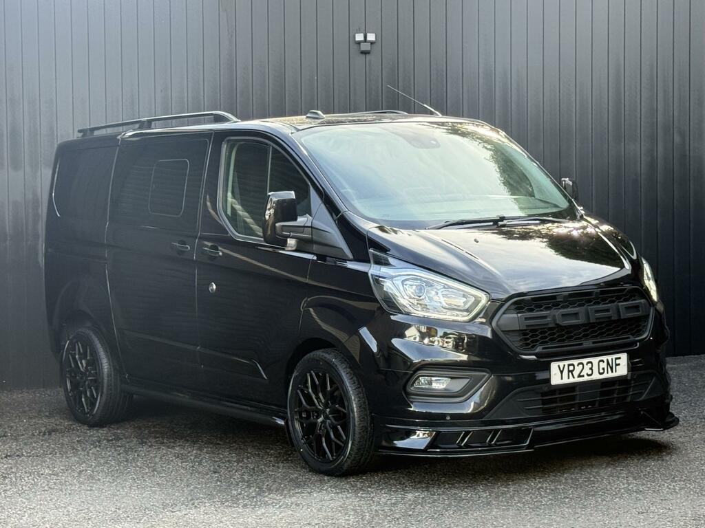 Ford Transit Custom 2.0 130Ps G-sport Ecoblue Limited Crew Van Double YR23GNF Black #4