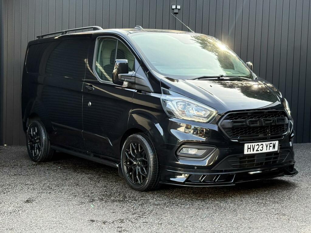 Ford Transit Custom 2.0 130Ps G-sport Ecoblue Limited Panel Van S HV23YFW Black #4