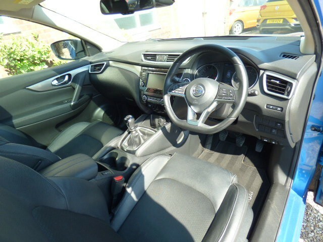 Nissan Qashqai 1.3 Dig-t Tekna 15 Months Warranty And 1 Years Mot BR19ZNM Blue #4