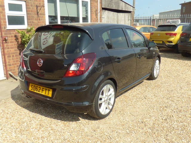 Vauxhall Corsa Hatchback 1.4 16V Sri, 12 Months Warranty, 12 Mont SD62FTT Black #4
