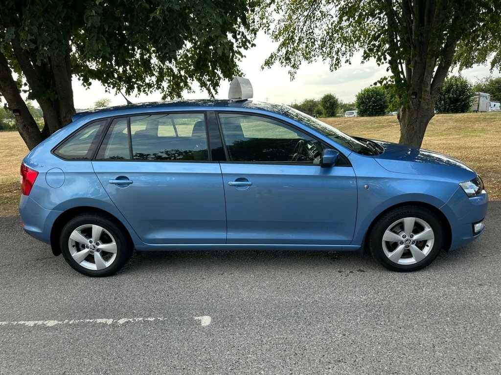 Skoda Rapid Spaceback 1.2L Se Blue #4