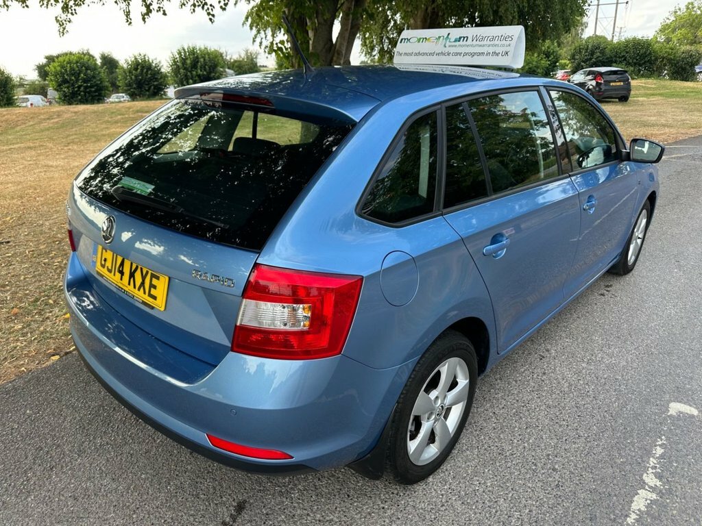 Skoda Rapid Spaceback 1.2L Se Blue #3