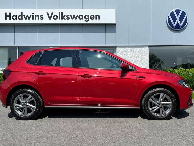 Volkswagen Polo 1.0 Tsi R-line PK25DBO Red #4