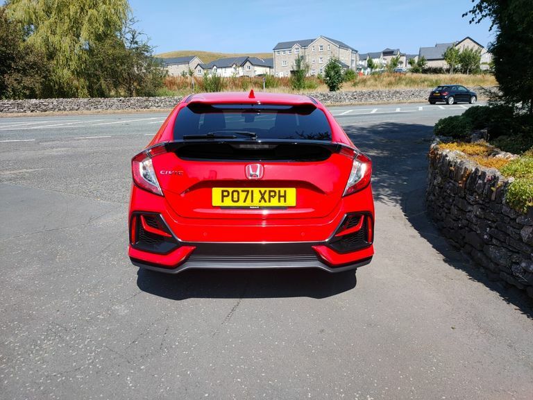 Honda Civic 1.0 Vtec Turbo 126 Sr Cvt Red #5