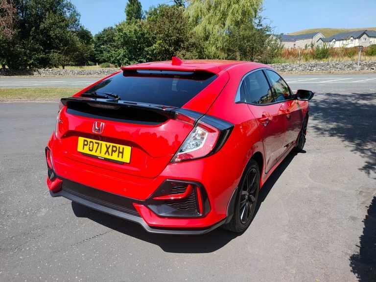 Honda Civic 1.0 Vtec Turbo 126 Sr Cvt Red #6