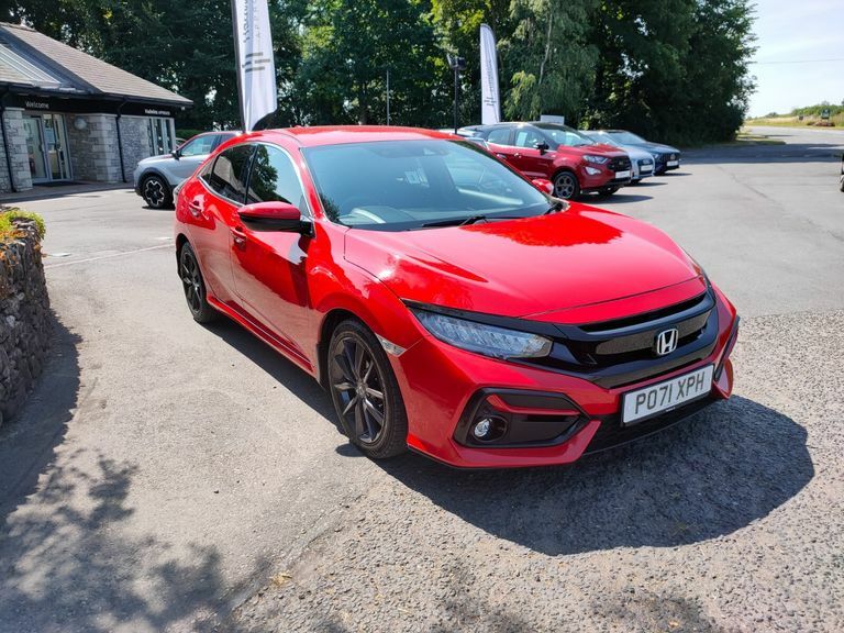 Honda Civic Ex Black #7