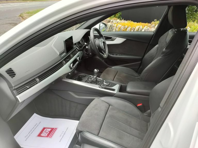 Audi A4 2.0 Tdi S Line Leatheralc White #3