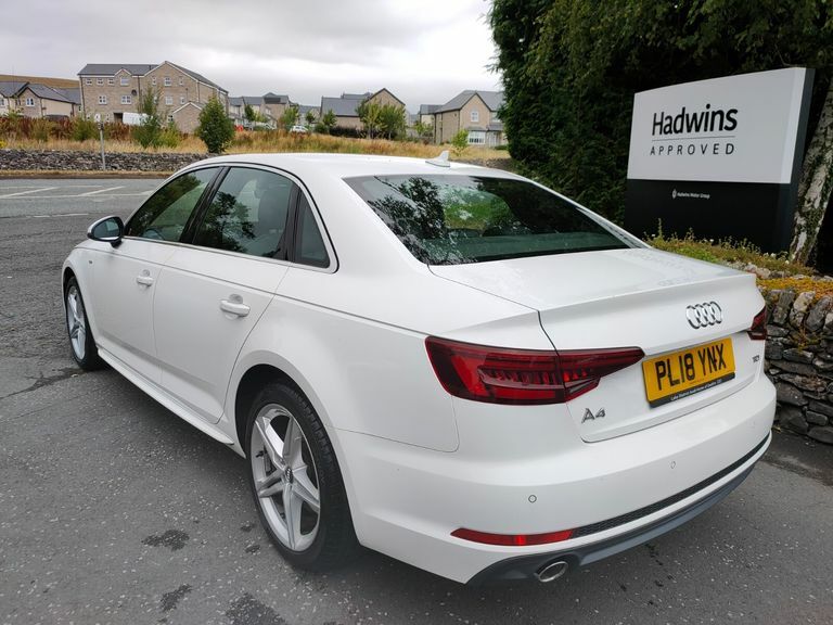 Audi A4 2.0 Tdi S Line Leatheralc White #2
