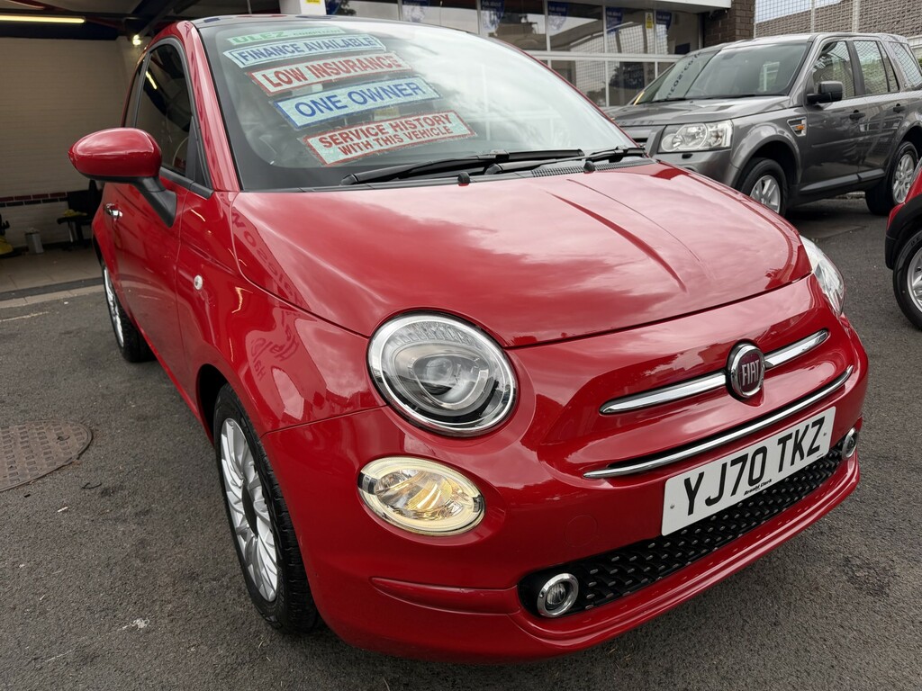 Fiat 500 1.0 70Hp Mild Hybrid Lounge Only 10K Miles Red #2