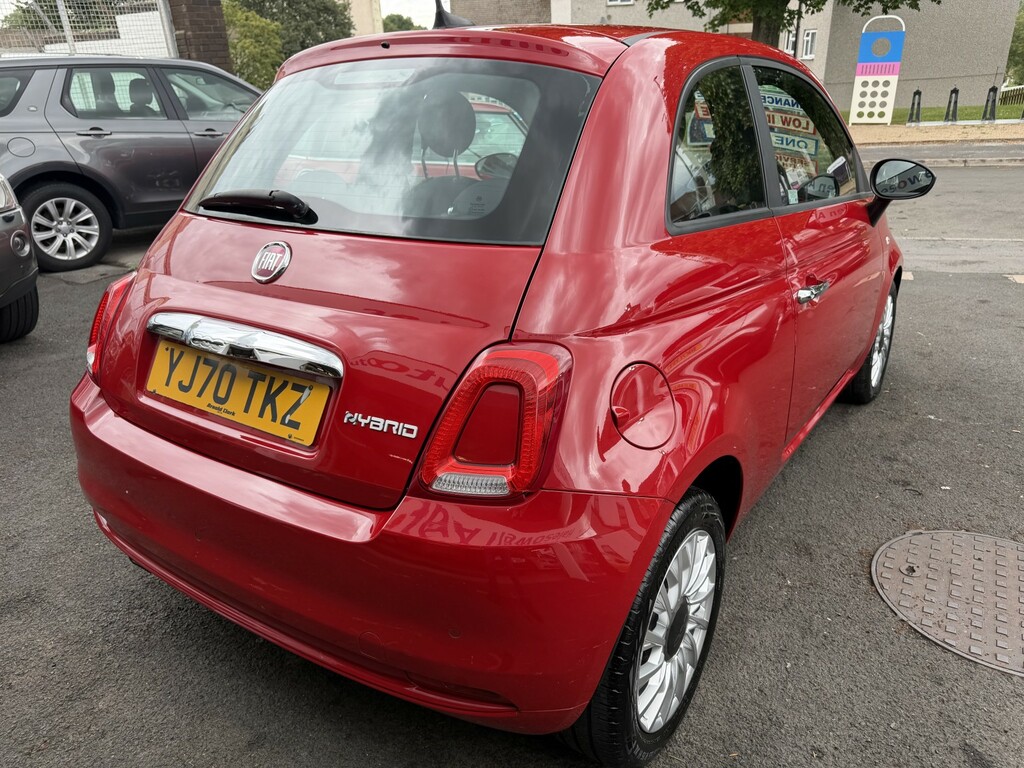 Fiat 500 1.0 70Hp Mild Hybrid Lounge Only 10K Miles Red #4