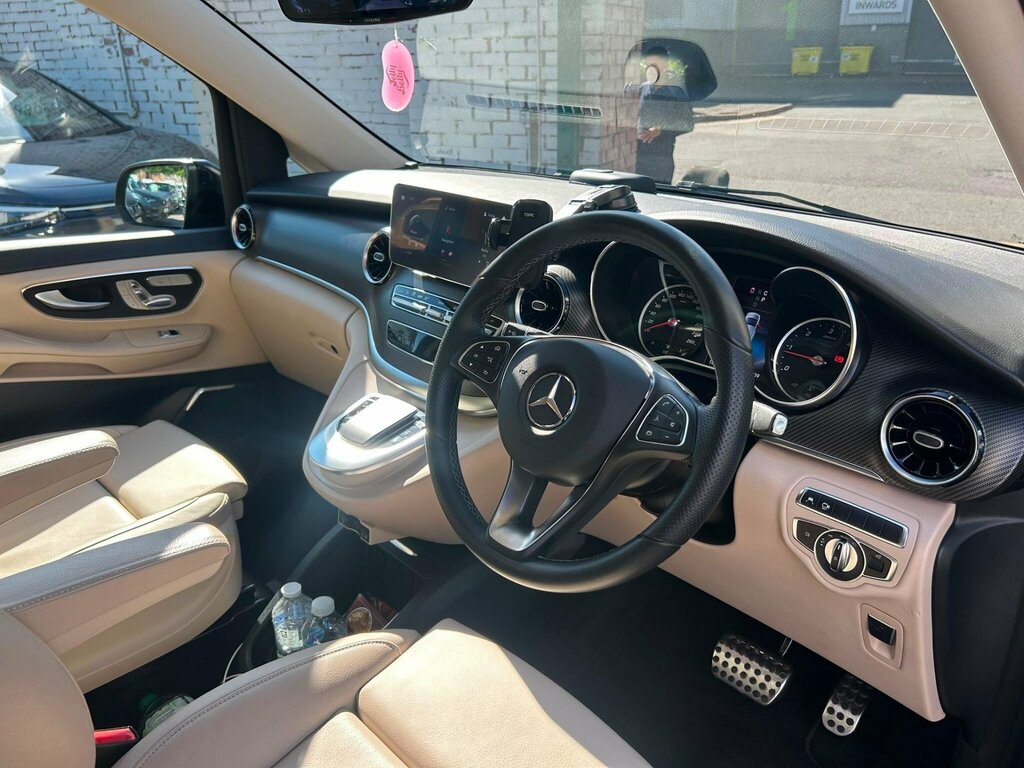 Mercedes-Benz V Class V300 D 237 Amg Line 9G-tronic Long Black #10