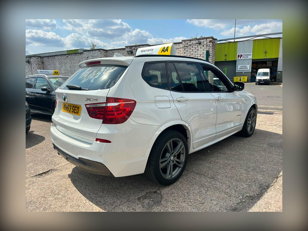 BMW X3 2.0 20D M Sport Xdrive Euro 5 Ss White #4