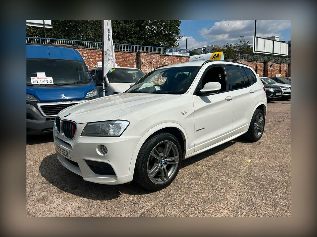 BMW X3 2.0 20D M Sport Xdrive Euro 5 Ss White #2