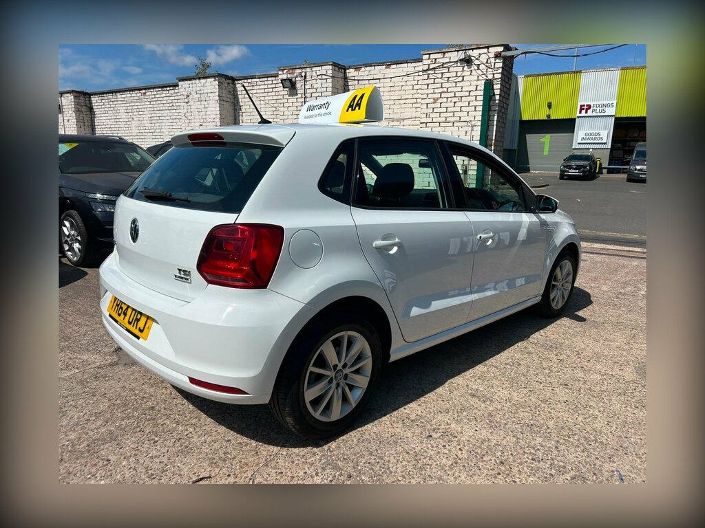 Volkswagen Polo 1.2 Tsi Bluemotion Tech Se Euro 6 Ss White #4