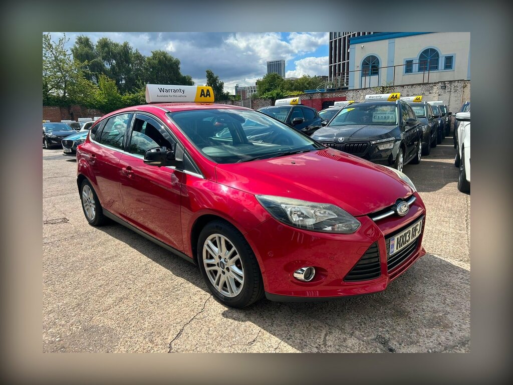 Ford Focus 1.6 Tdci Titanium Euro 5 Ss HX13RFJ Red