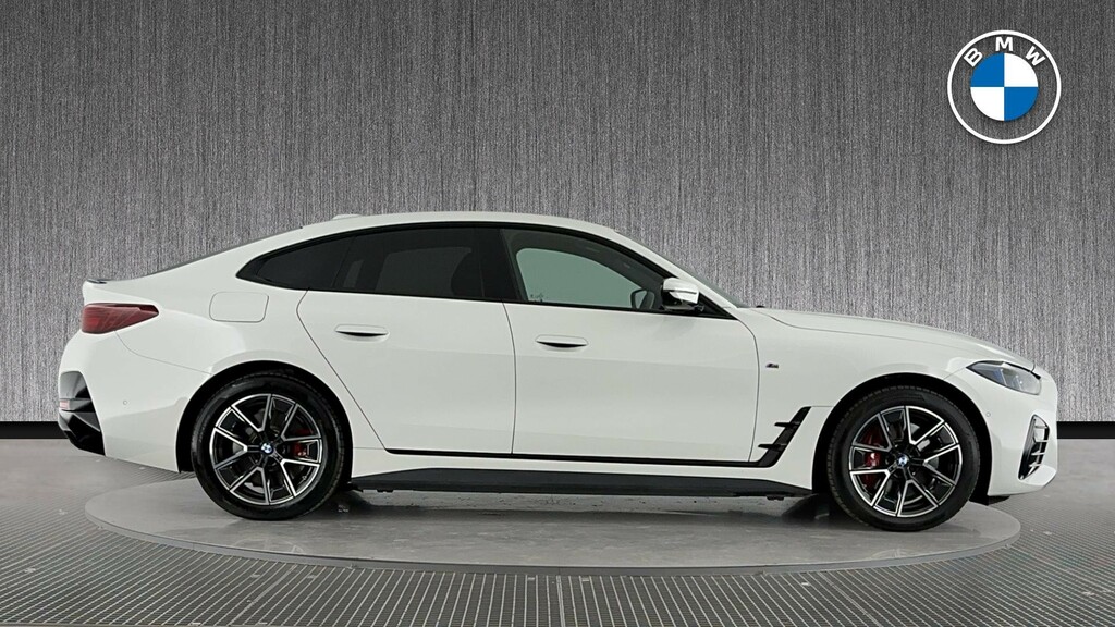 BMW i4 35 70.2Kwh M Sport Gran Coupe Edrive White #3