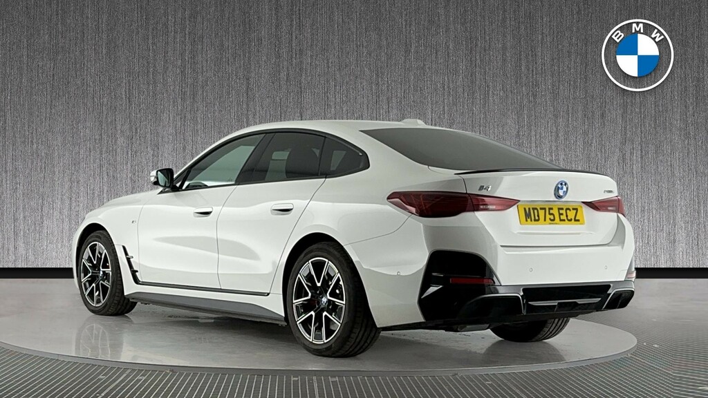 BMW i4 35 70.2Kwh M Sport Gran Coupe Edrive White #2
