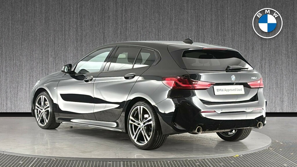 BMW 1 Series 2.0 118D M Sport Euro 6 Ss Black #2