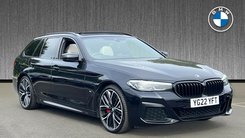 BMW 5 Series 2.0 520D Mht M Sport Touring Steptronic Euro 6 S Black